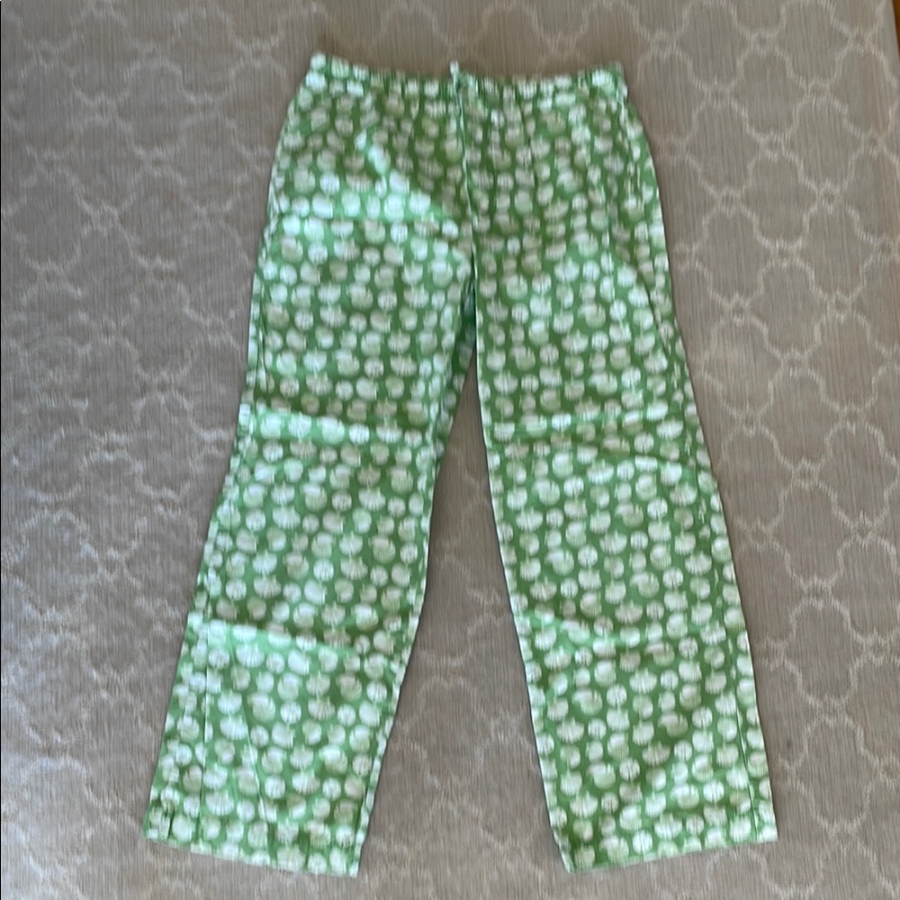 Vineyard Vines Green Shell Kids Pajama pants